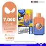 Vape Desechable WAKA soPro PA7000 - Blackberry Surge / 5% / 7000* puffs