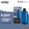 5% / Blueberry Splash / 8.000* puffs